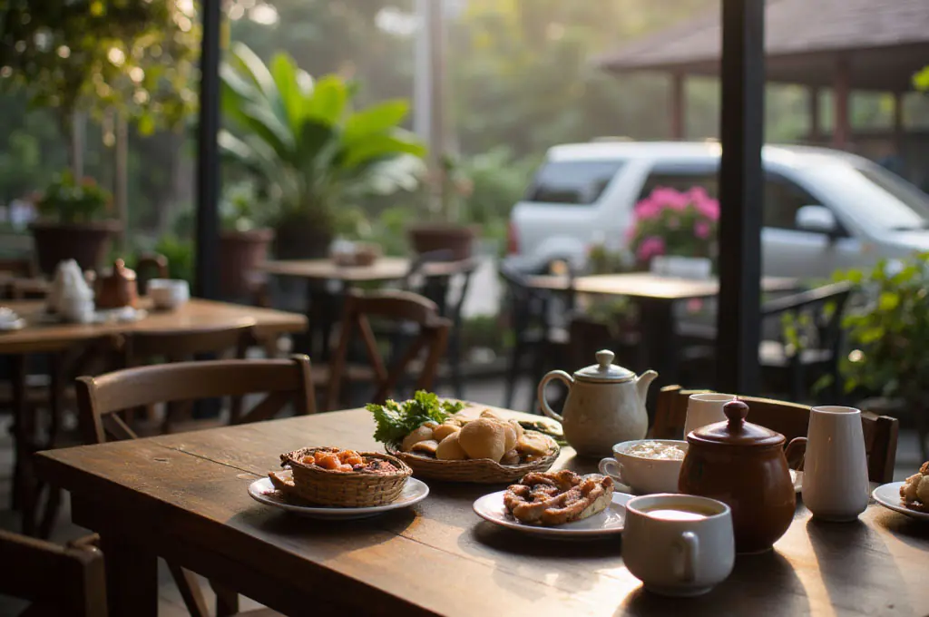 Thailand Phuket local cafe