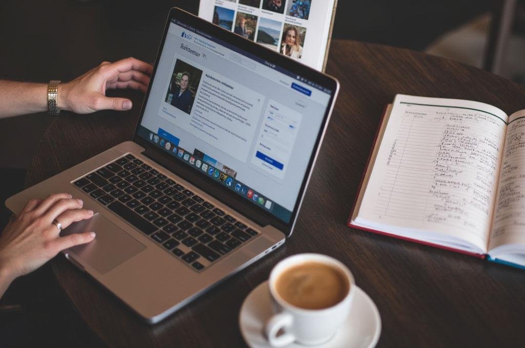 Person planning a trip